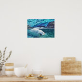Poster de l'Ours polaire et du Glacier (Cuisine)