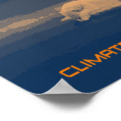 Poster de l'ours polaire sur le changement climati (Coin)