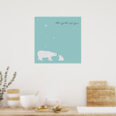 Poster de l'ours polaire : Toujours là pour vous (Cuisine)