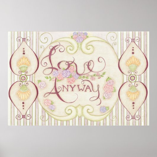 Poster de Love Anyway (Embellisted Design) (Devant)