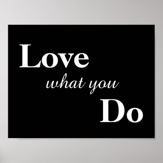 Poster de Love What You Do (Devant)