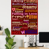 Poster de Love WordArt™ (Bureau à domicile)