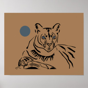 Poster de Lovely Mountain Lion Matte