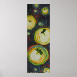 Poster de lucioles à Night Fine Art