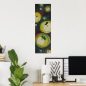 Poster de lucioles à Night Fine Art (Bureau à domicile)