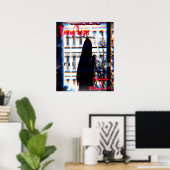 Poster de lumière (Bureau à domicile)