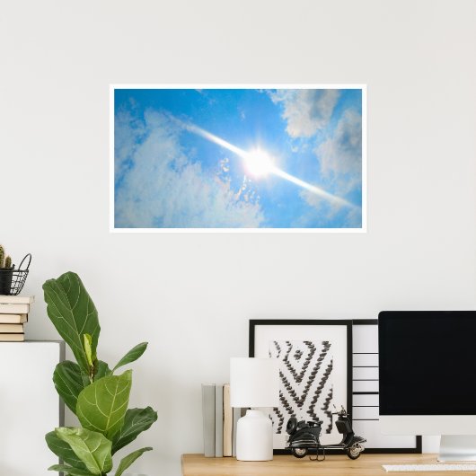 Poster de lumière blanche (Bureau à domicile)