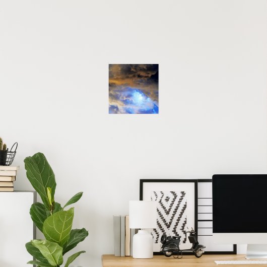 Poster de lumière divine (Bureau à domicile)