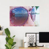 Poster de lunettes de soleil (Bureau à domicile)