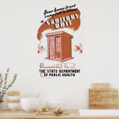 Poster de l'unité sanitaire (Cuisine)