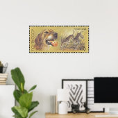 Poster de l'URSS Chasse Chien 03 (Bureau à domicile)