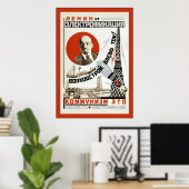 Poster de l'URSS vintage. (Bureau à domicile)