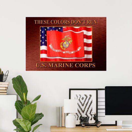 Poster de l'USMC (Bureau à domicile)