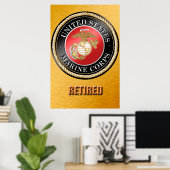 Poster de l'USMC (Bureau à domicile)
