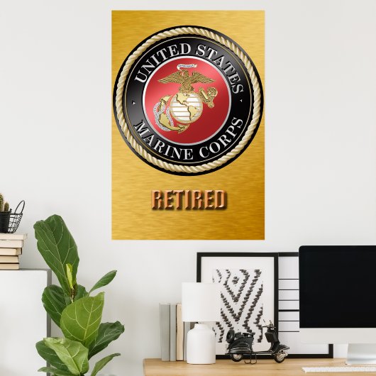 Poster de l'USMC (Bureau à domicile)