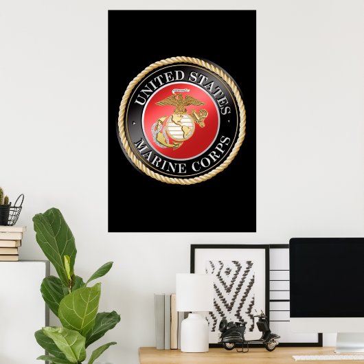 Poster de l'USMC (Bureau à domicile)
