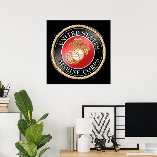 Poster de l'USMC (Bureau à domicile)