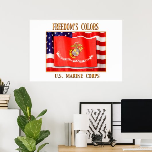 Poster de l'USMC (Bureau à domicile)