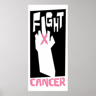 Poster de lutte contre le cancer