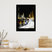 Poster de luxe Chicago Winter (Cuisine)