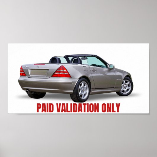 Poster de luxe Mercedes (Devant)