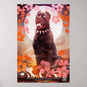 Poster de M&S Peaches - Art de Galen Dara