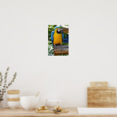 Poster de Macaw bleu et or personnalisable (Cuisine)
