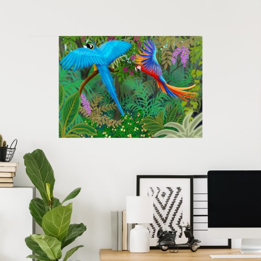 Poster de Macaw Jungle (Bureau à domicile)