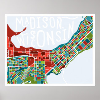 Poster de Madison, Wisconsin