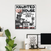 POSTER DE MAISON HAUNÉ (Bureau à domicile)