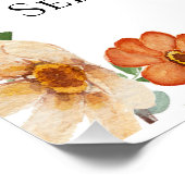 Poster de Mama to Bee Baby shower Affiche de bienv (Coin)