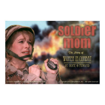 Poster de maman soldat (extra petit)