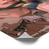 Poster de maman soldat (extra petit) (Coin)