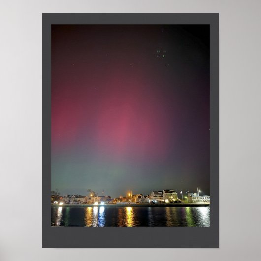 Poster de Manasquan Inlet Aurora Borealis (Devant)