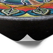 Poster de Mandala du Coeur Prospère (Coin)