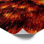 Poster de mandala Fractal Om Golden (Coin)