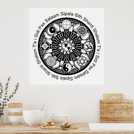 Poster de Mandala iPeace (Cuisine)