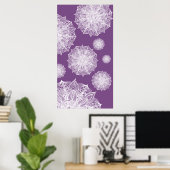 Poster de Mandala Snowflakes (Bureau à domicile)