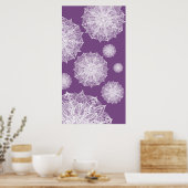 Poster de Mandala Snowflakes (Cuisine)