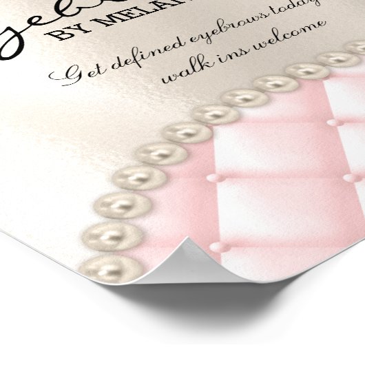 Poster de maquillage Eyelash Lashes (Coin)