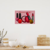 Poster de maquillage (grand) (Cuisine)