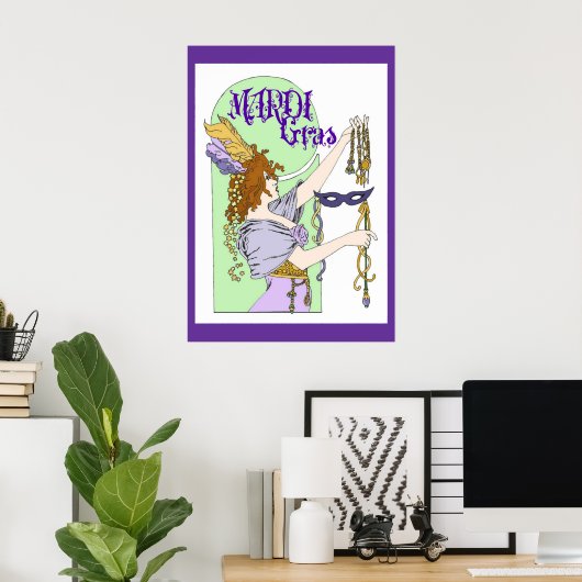 Poster de Mardi Gras (Bureau à domicile)