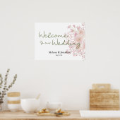 Poster de Mariage rose de Magnolia (Cuisine)