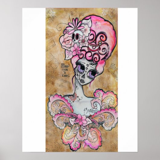 Poster de Marie Antoinette, Dia de los Muertos (Devant)