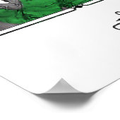 Poster de mariée Art déco (Coin)