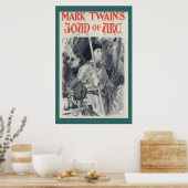 Poster de Mark Twain sur la Jeanne d'Arc (Cuisine)