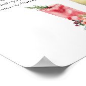 Poster de Marsala Floral Bloody et Bubbly Bar (Coin)