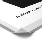 Poster de mathématiques géométriques : Plan de lig (Coin)