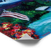 Poster de matte de l'Alaska, Anchorage Lake Hood (Coin)