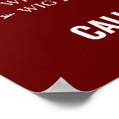 Poster de matte modifiable des services de salon (Coin)